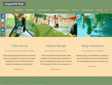 Tablet Screenshot of espacetribal.com